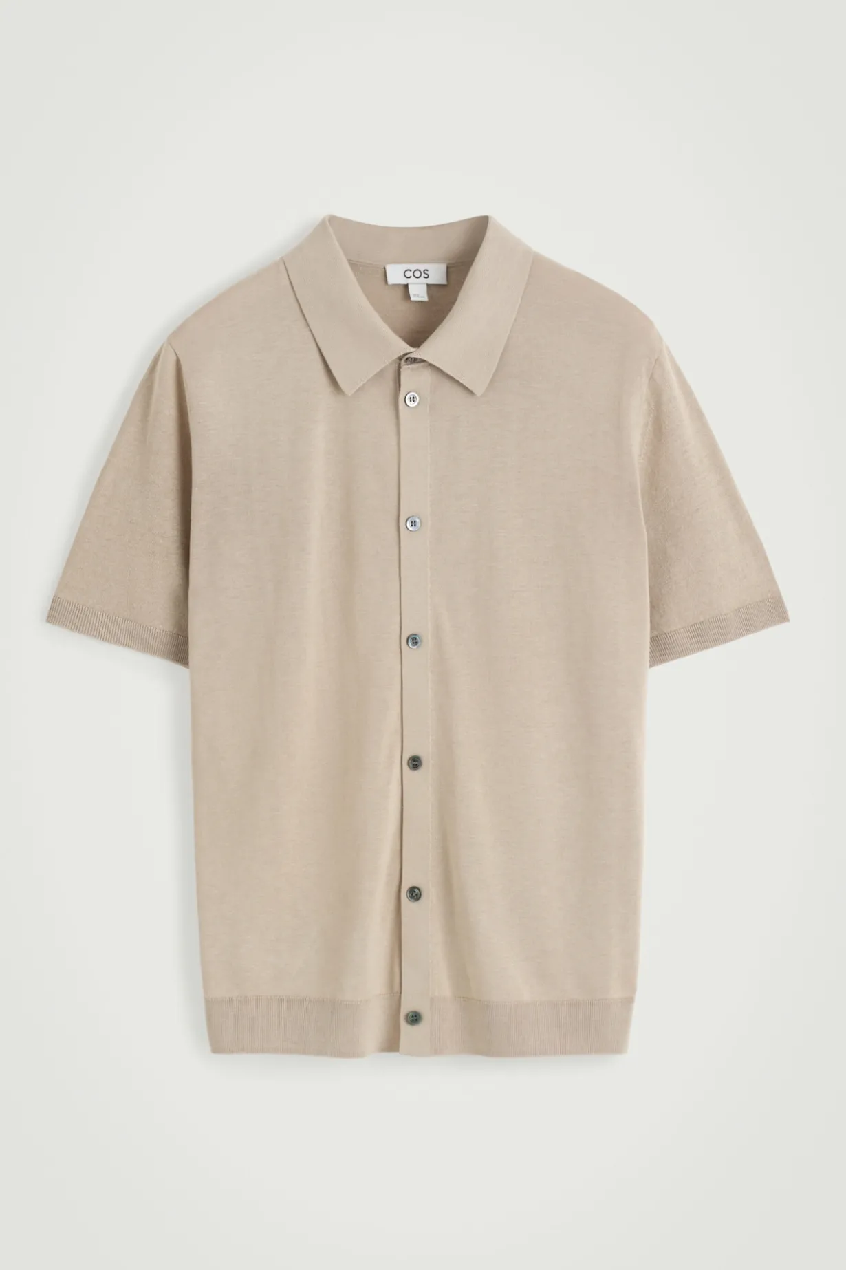 KNITTED LINEN-SILK SHIRT