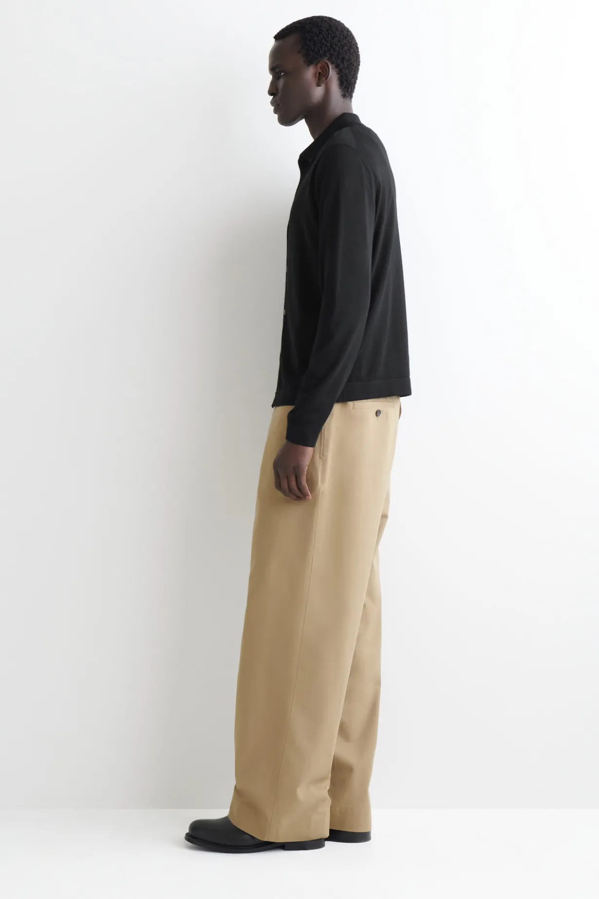 KNITTED MERINO WOOL SHIRT