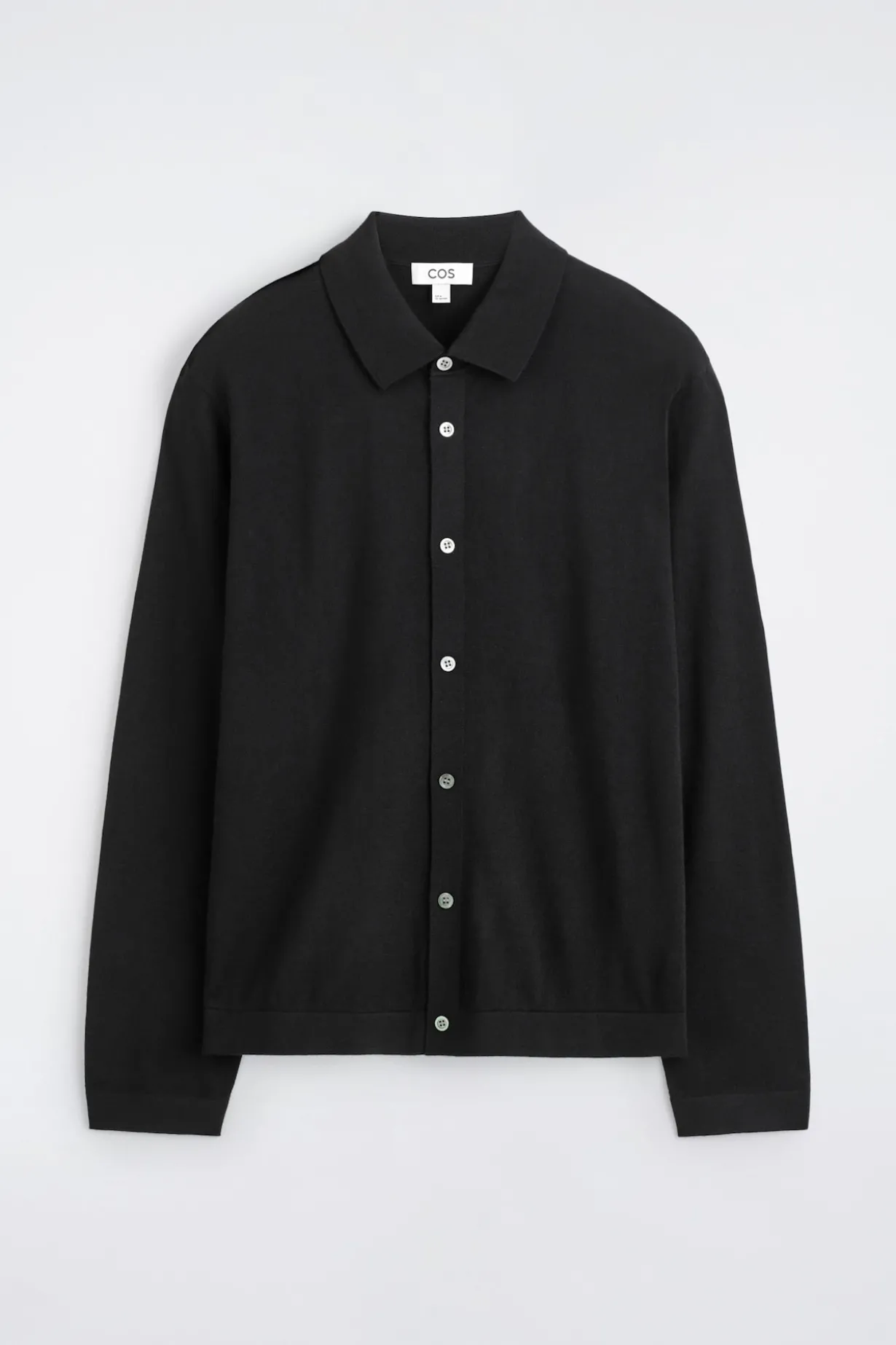 KNITTED MERINO WOOL SHIRT