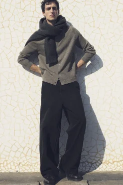 KNITTED MERINO WOOL SHIRT