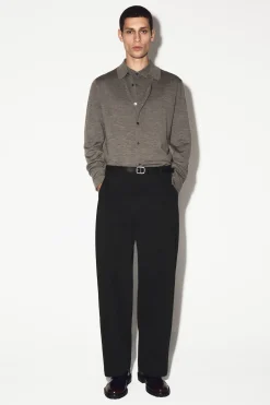 KNITTED MERINO WOOL SHIRT
