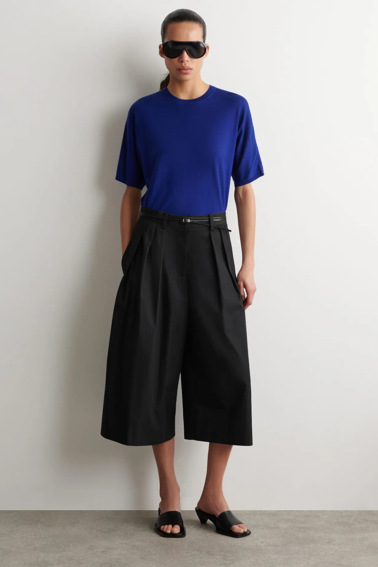 KNITTED MERINO WOOL T-SHIRT