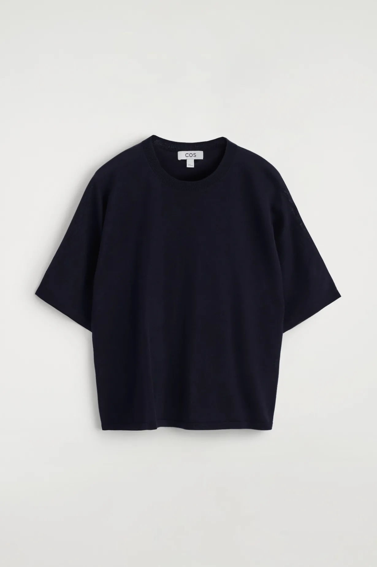 KNITTED MERINO WOOL T-SHIRT