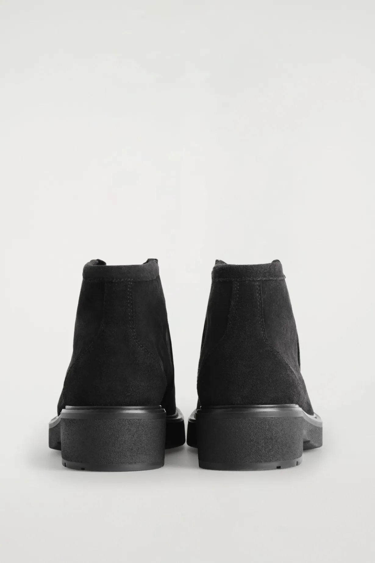 LACE-UP SUEDE ANKLE BOOTS