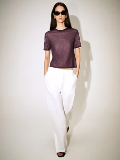 LAYERED KNITTED T-SHIRT