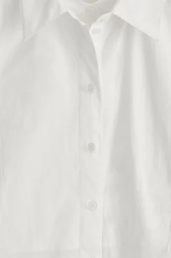 LAYERED-COLLAR PIMA COTTON SHIRT