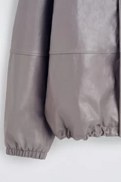 LEATHER BLOUSON JACKET