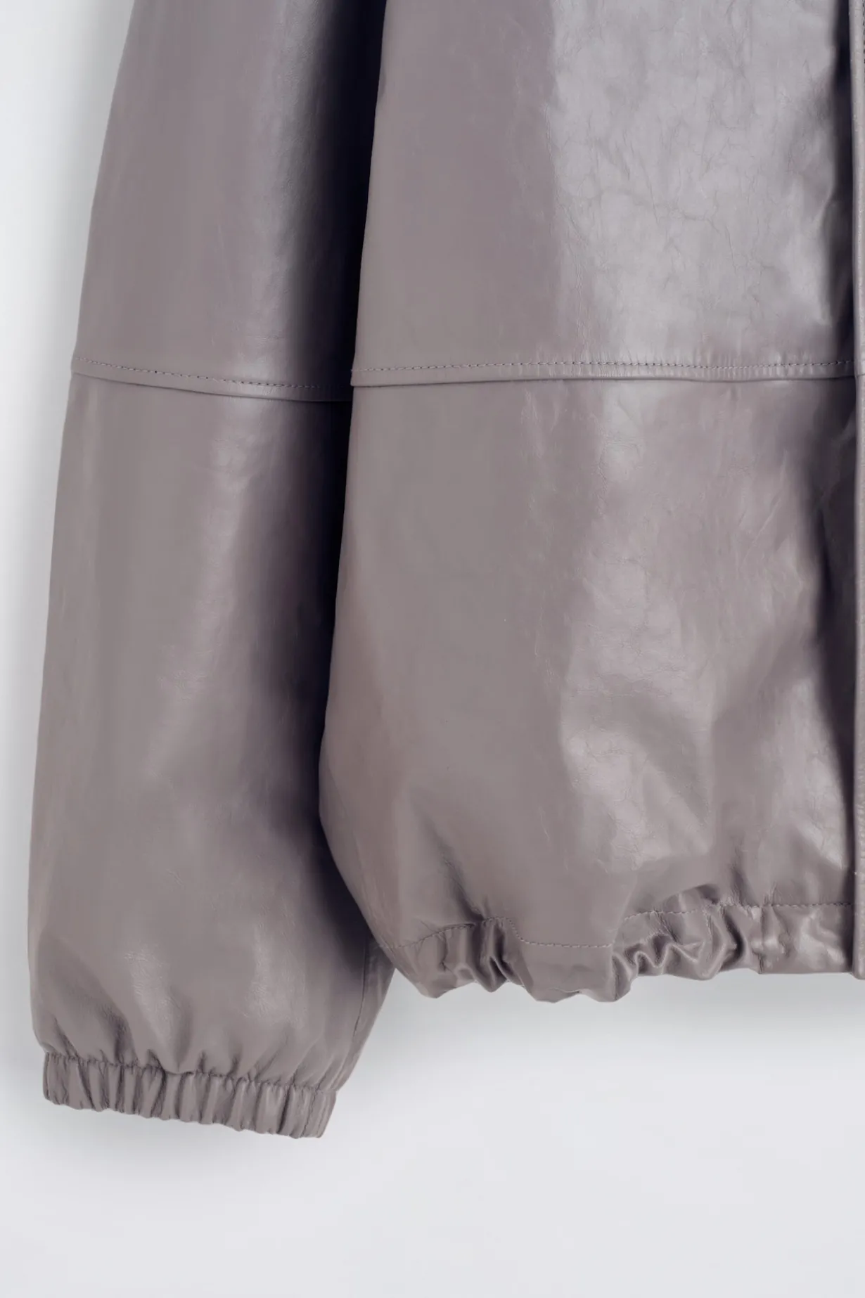 LEATHER BLOUSON JACKET