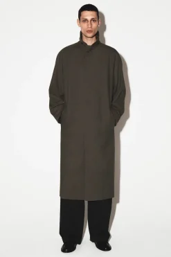 LIGHTWEIGHT COTTON-HERRINGBONE TRENCH COAT