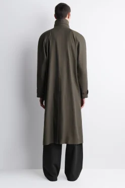 LIGHTWEIGHT COTTON-HERRINGBONE TRENCH COAT