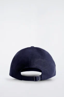 LINEN BASEBALL CAP