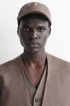 LINEN BASEBALL CAP