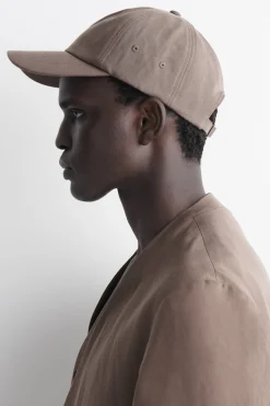 LINEN BASEBALL CAP