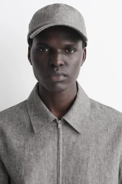 LINEN BASEBALL CAP