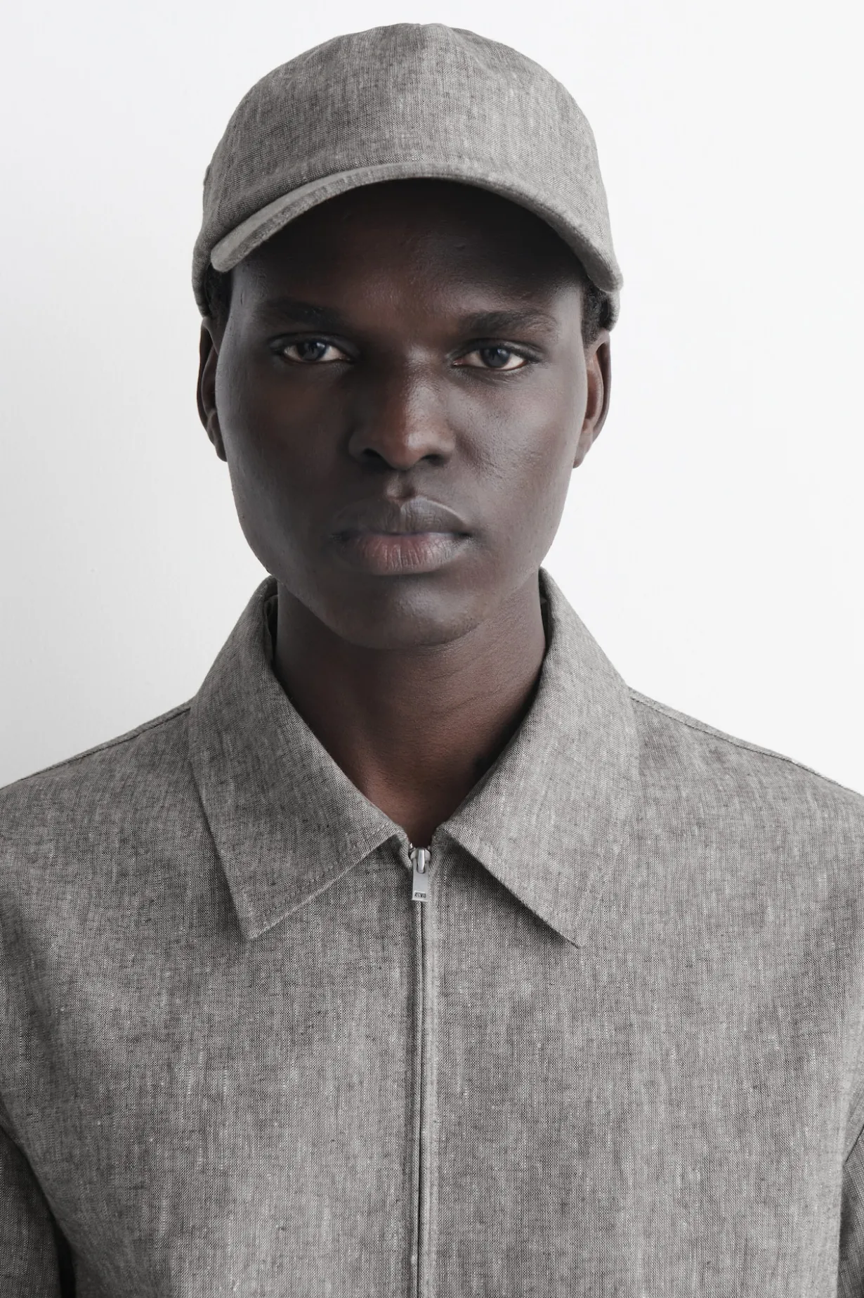 LINEN BASEBALL CAP