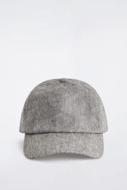 LINEN BASEBALL CAP