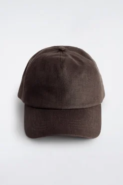 LINEN BASEBALL CAP