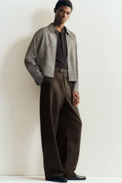 LINEN BLOUSON JACKET