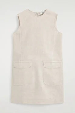 LINEN MINI SHIFT DRESS