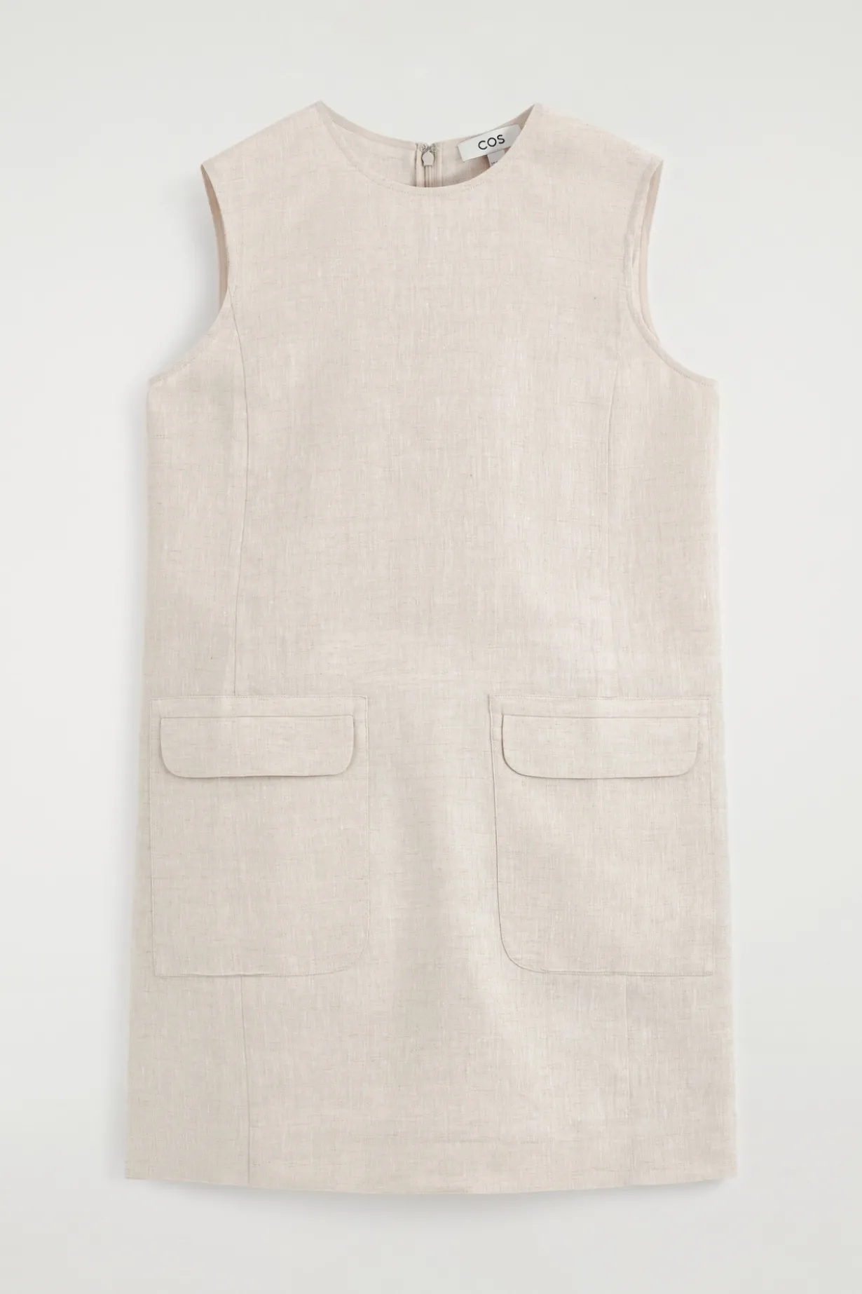 LINEN MINI SHIFT DRESS