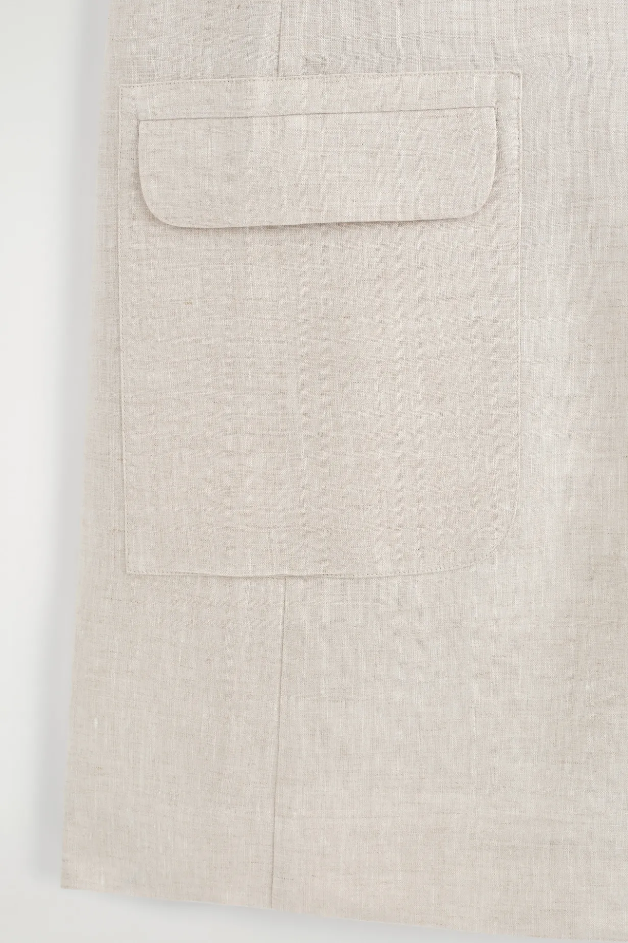 LINEN MINI SHIFT DRESS