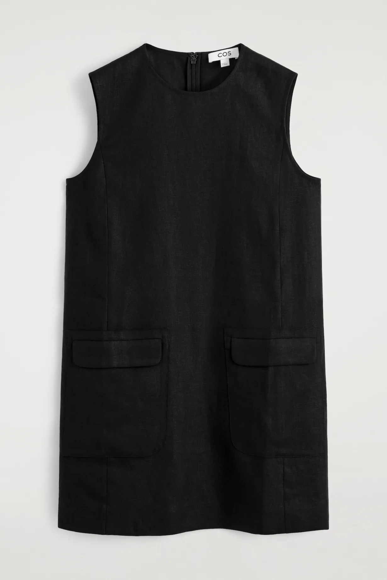 LINEN MINI SHIFT DRESS