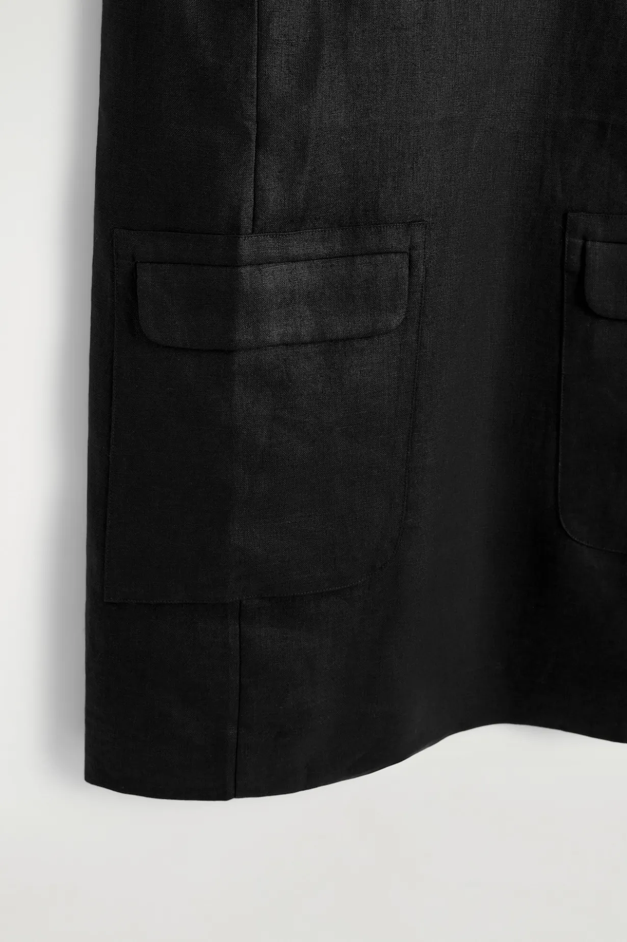 LINEN MINI SHIFT DRESS