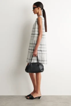LINEN MINI SHIFT DRESS