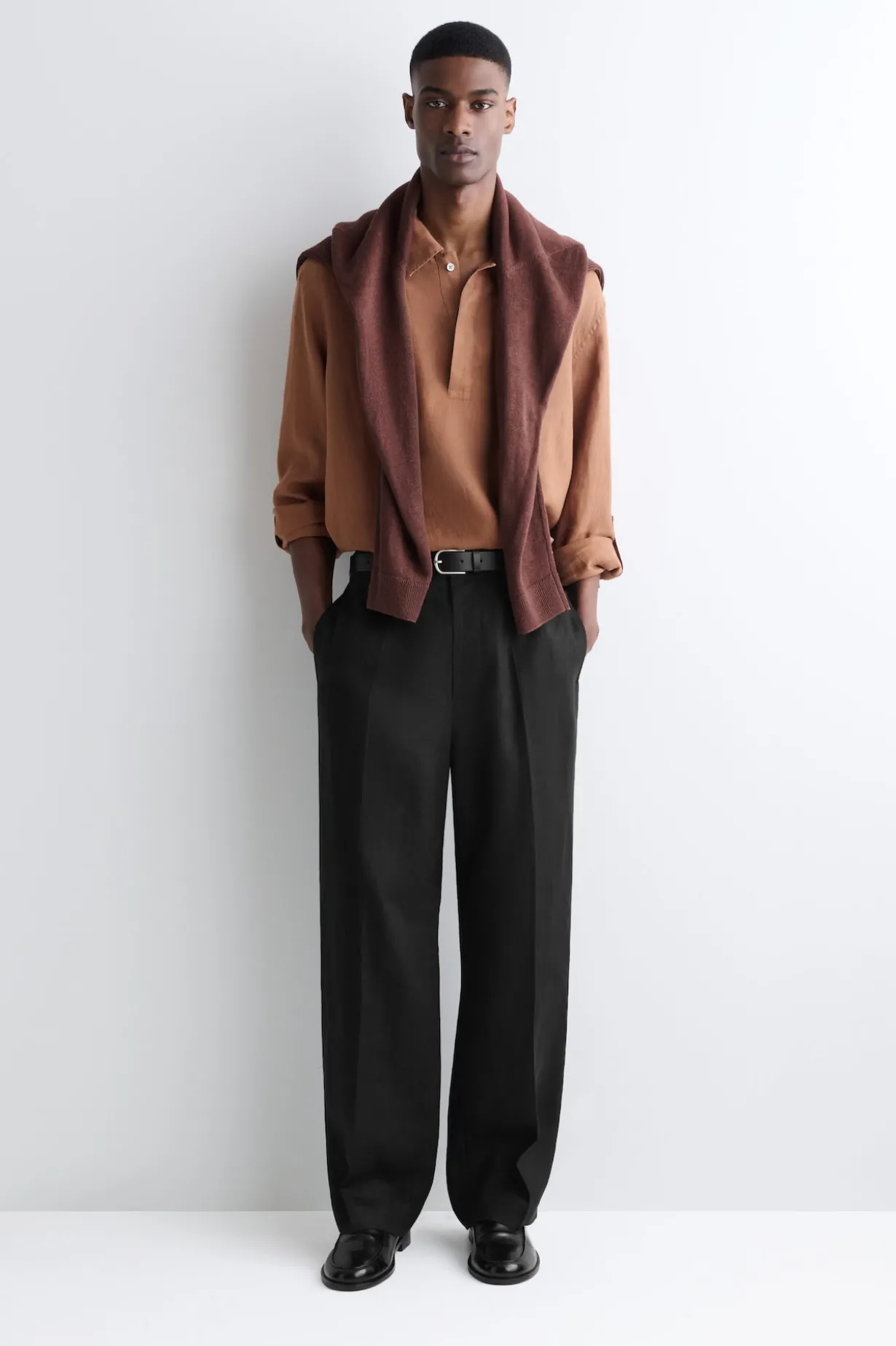LINEN POPOVER SHIRT
