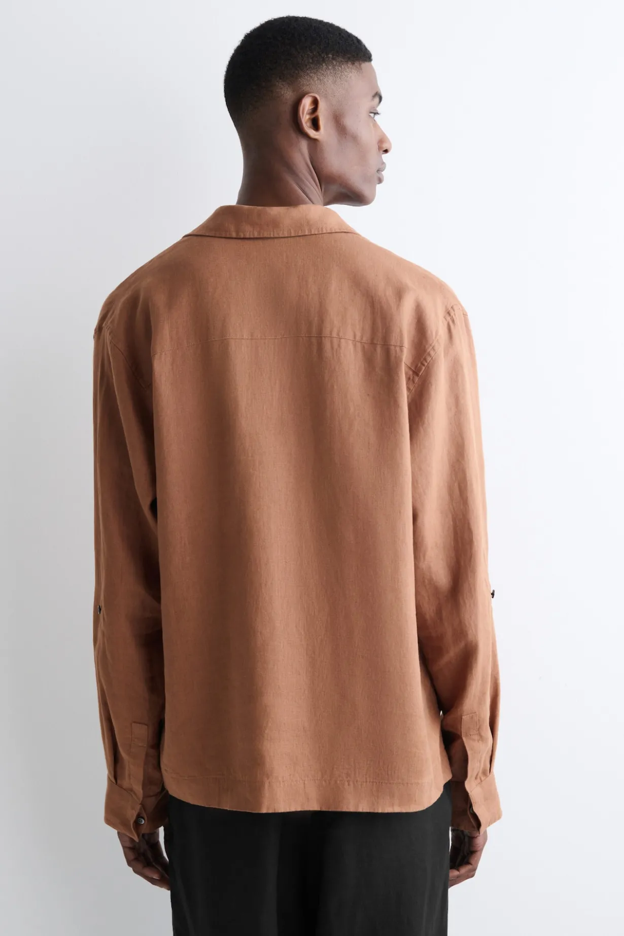 LINEN POPOVER SHIRT