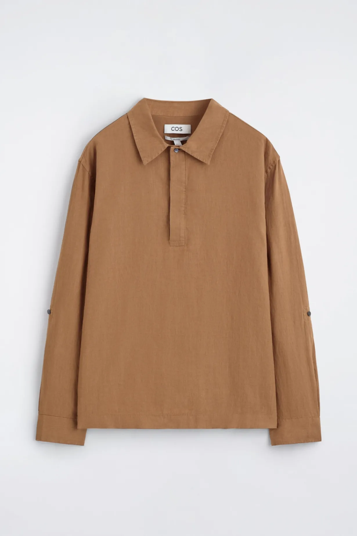 LINEN POPOVER SHIRT