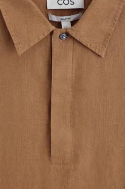 LINEN POPOVER SHIRT