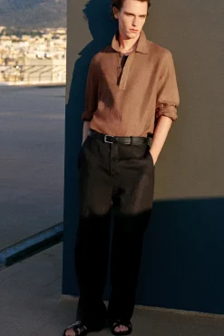 LINEN POPOVER SHIRT
