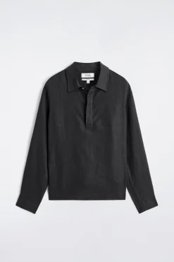LINEN POPOVER SHIRT