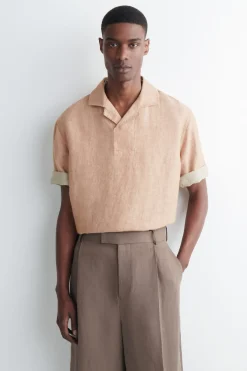 LINEN POPOVER SHIRT