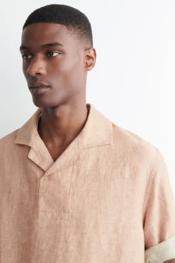 LINEN POPOVER SHIRT