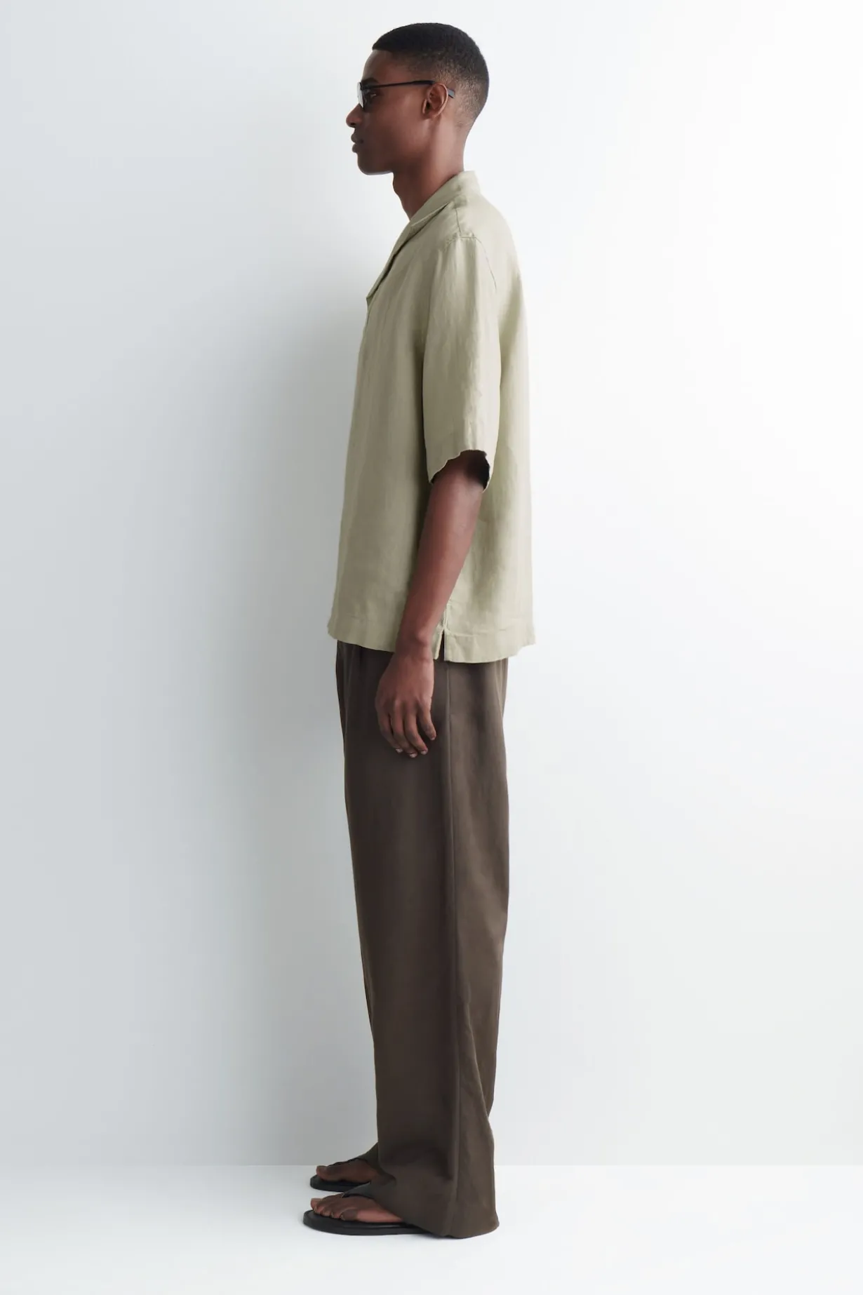 LINEN POPOVER SHIRT