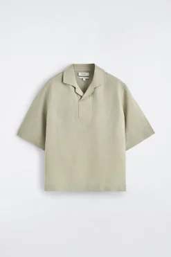 LINEN POPOVER SHIRT