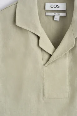 LINEN POPOVER SHIRT