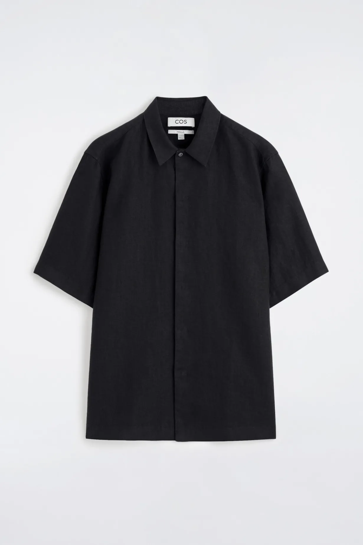 LINEN SHORT-SLEEVED SHIRT