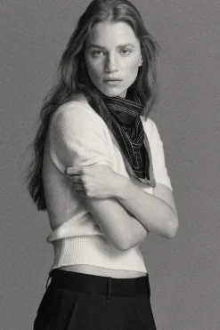 LINEN STRAIGHT-LEG PANTS