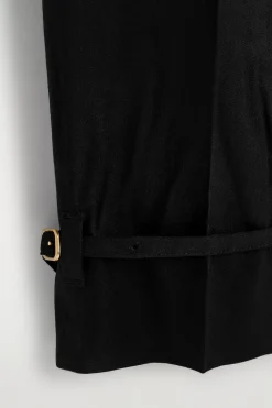 LINEN STRAIGHT-LEG PANTS