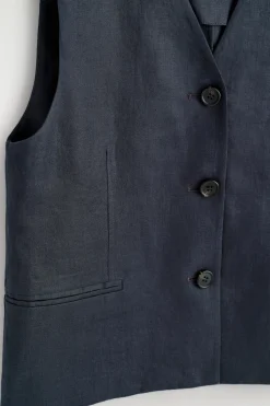 LINEN VEST