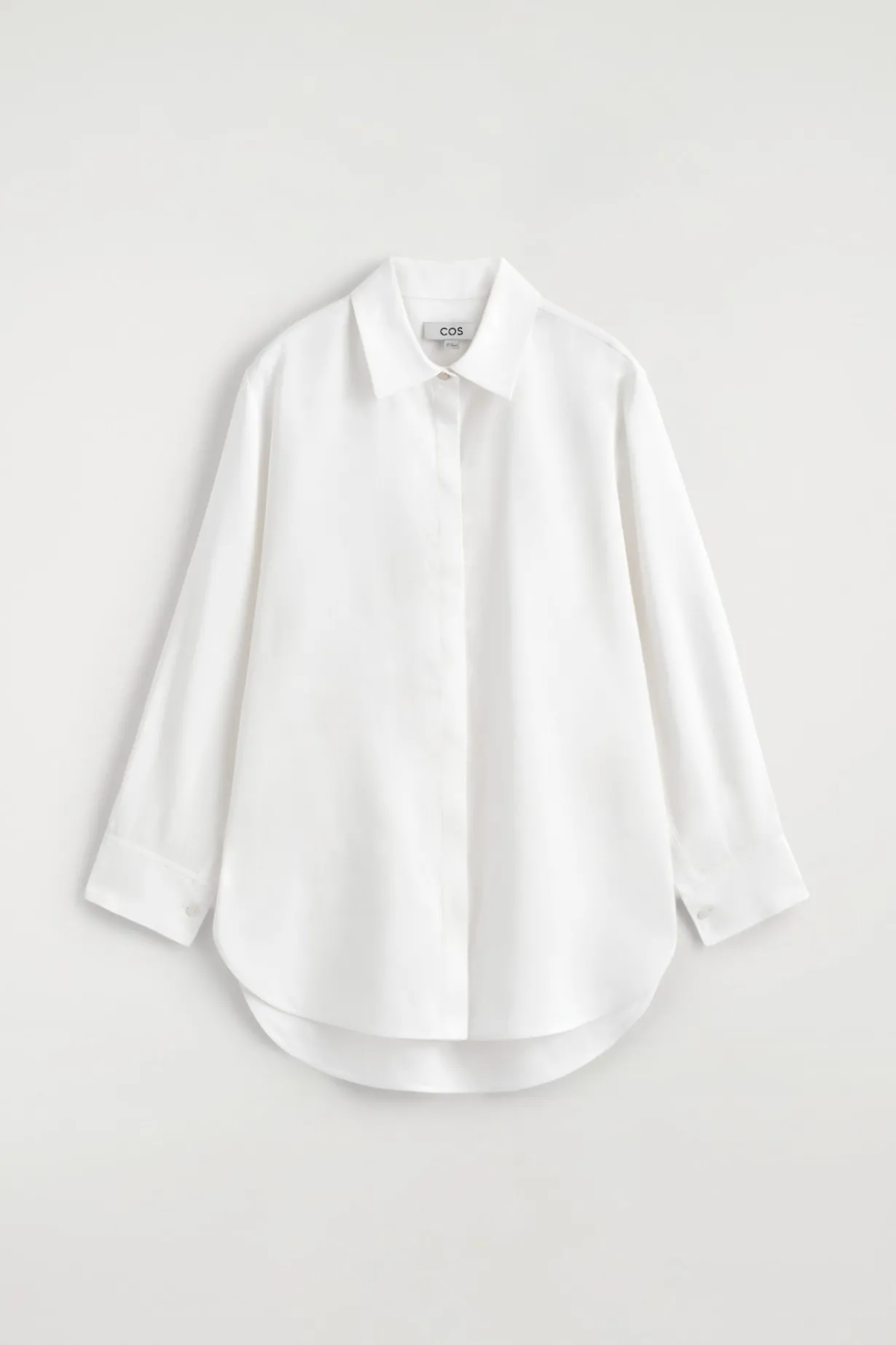 LONGLINE LINEN SHIRT