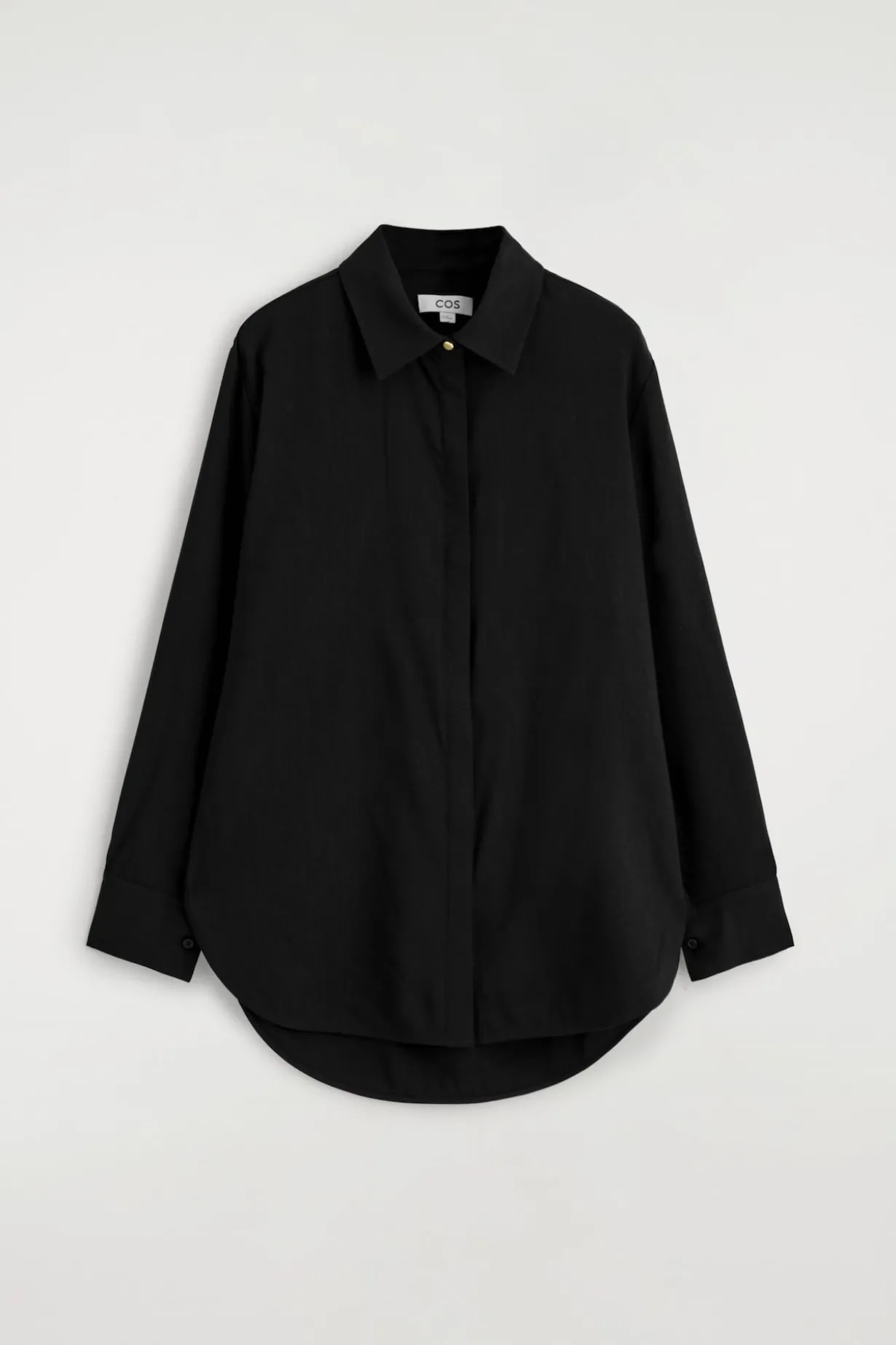 LONGLINE LINEN SHIRT