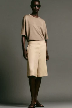 LONGLINE TAILORED SHORTS