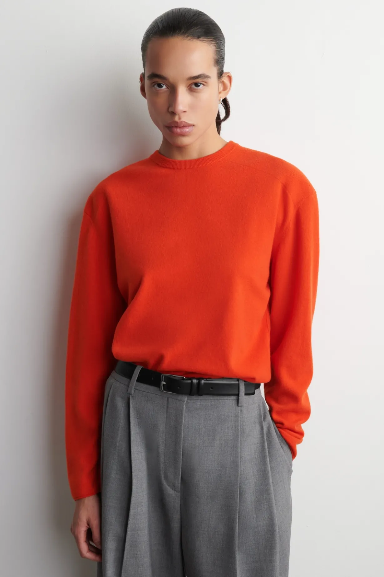 MERINO WOOL CREW-NECK SWEATER