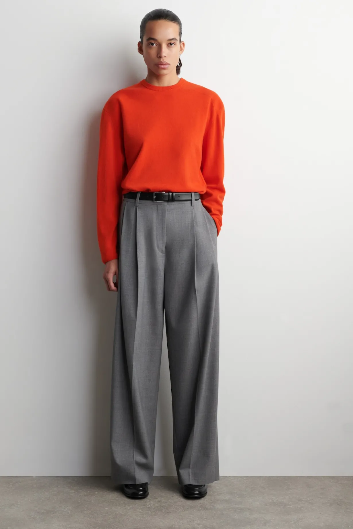 MERINO WOOL CREW-NECK SWEATER