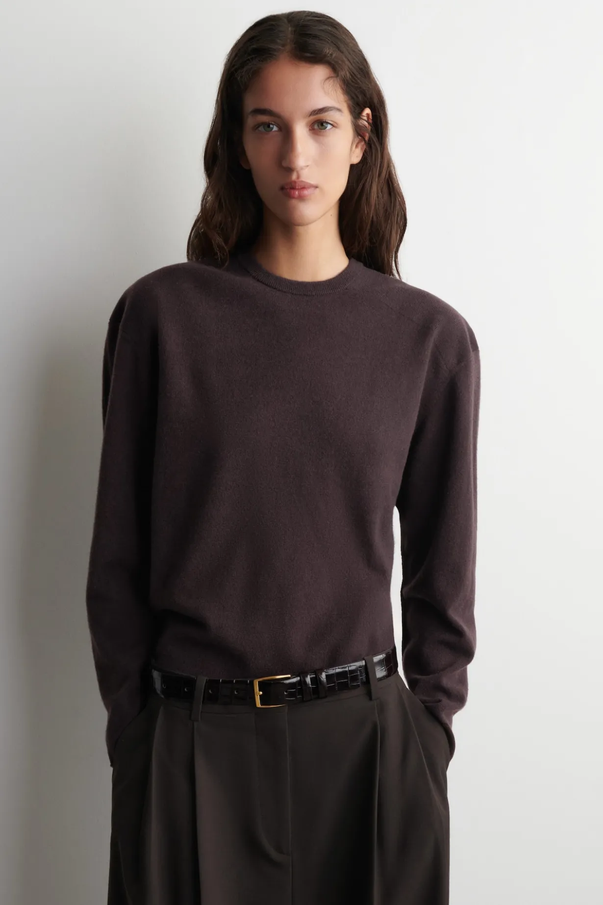 MERINO WOOL CREW-NECK SWEATER