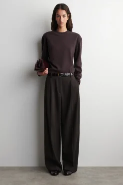 MERINO WOOL CREW-NECK SWEATER